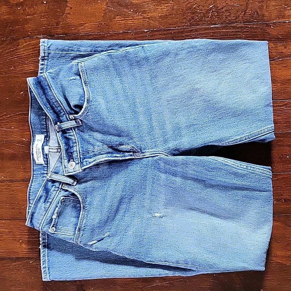Abercrombie cross waist jeans